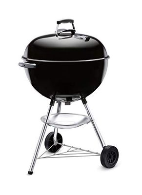 Weber Bar-B-Kettle Houtskoolbarbecue, 57 Centimeter | Barbecue Met Deksel | Drievoet Met Standaard En Wielen | Vrijstaande Outdoor Oven & Kookplaat - Zwart (1231004) (1331004)