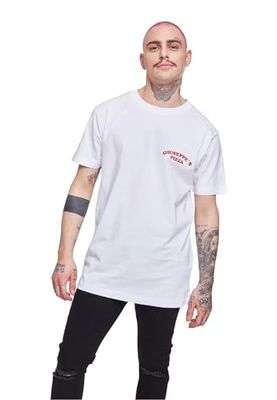 Mister Tee Herren Giuseppes Pizzeria Tee T-Shirt, White, XXXL