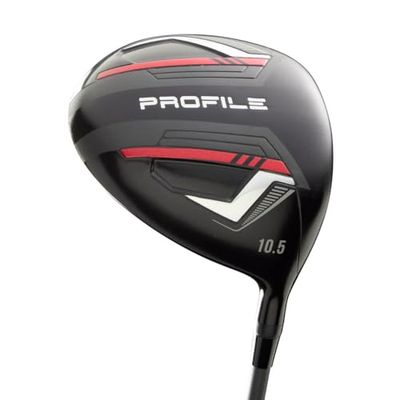 Wilson Profile Mens Singolo Driver, Uomo, Rosso/Nero, Standard