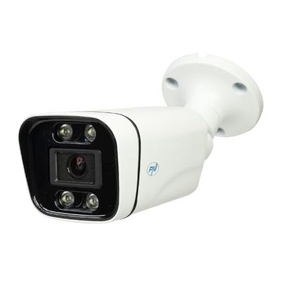 PNI IP8POE video surveillance camera, 8MP, 4K, D-WDR, 4.0mm, 6 LEDs, IP66, white