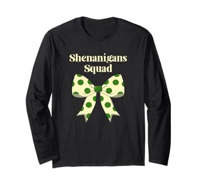 Shenanigans Squad Pub Crawl Coqueta Arco Manga Larga