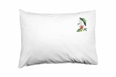 Bona Basics, Funda de cojín Decorativa, decoración del hogar, para sofá, cafetería, Tamaño: 50x35 cm, Color: Blanco