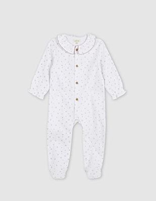 Gocco Lange pyjama voor baby's, levendig roze, 1/3 maanden, Levend Roze, 1-3 Maanden