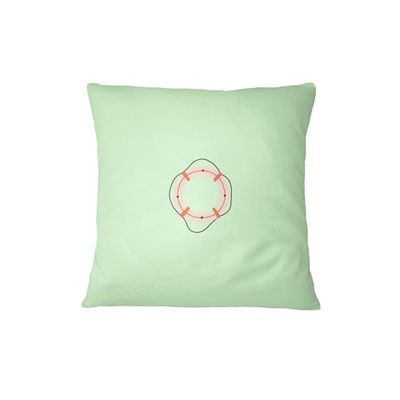 Bona Basics, Taie d'oreiller décorative Décoration de la Maison pour canapé, cafétéria, Taille: 60x60 cm, Couleur: Vert Clair