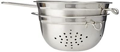Dexam 17851164 Stainless Steel Colander 19.5cms / 7.5 ins Diameter, Silver