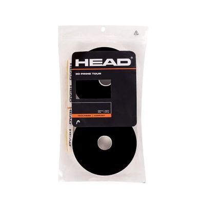 HEAD 30 Prime Tour Tennis Poignée, Unisexe, Noir, Taille Unique