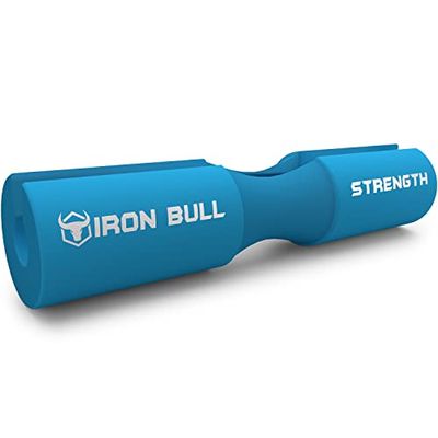 Iron Bull Strength Cuscinetto Avanzato Squat – Supporto Bilanciere per Squat, Affondi & Affondi Anche – Cuscinetto Protettivo Collo & Spalle (Blu)