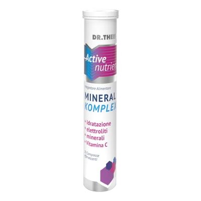 Dr. Theiss MINERAL KOMPLEX Integratore Vitamina C 20 Compresse Effervescenti - Vitamine e Minerali per Uomo e Donna con Potassio per Sistema Immunitario e Funzionalità Muscolare per lo Sport