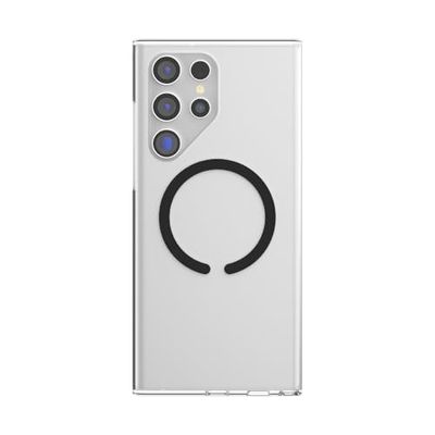 PopSockets: Anello Adattatore per MagSafe - Anello Adattatore Magnetico Adesivo per iPhone Non Compatibili con MagSafe (iPhone 11 e Versioni Precedenti) o Telefoni Android - Black