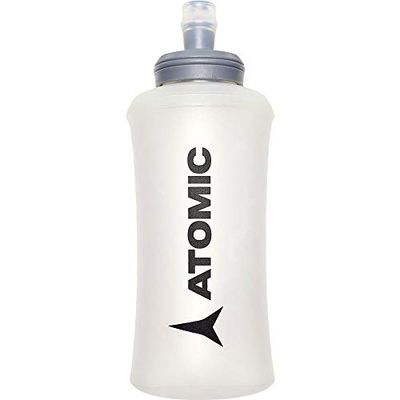 ATOMIC SOFTFLASK drinkfles voor volwassenen, unisex, zwart transparant (meerkleurig), eenheidsmaat