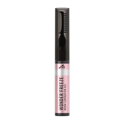Manhattan Wonder'Freeze Brow żel do laminowania brwi 001 Clear, wodoodporny i odporny na ścieranie żel do brwi, który kształtuje i utrwala