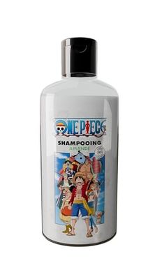 BUBBLE HEROES - One Piece - Shampooing Doux Nourissant - 96% d'Origine Naturelle - Testé Dermatologiquement - Parfum Amande - 400ml