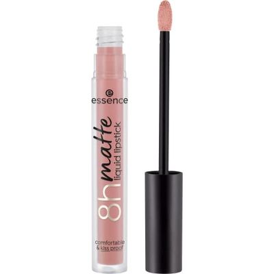 essence 8h MATTE liquid lipstick, Nr. 03, hållbar, mattifierande, snabbtorkande, matt, vegansk, vattenfast, oljefri, utan konserveringsmedel, 1-pack (2.5ml)