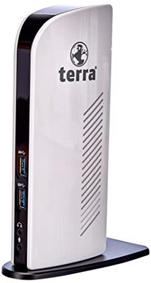 Wortmann AG TERRA MOBILE Dockingstation 731 USB 3.0 Noir, Blanc station d'accueil - stations d'accueil (Cable, Noir, Blanc)