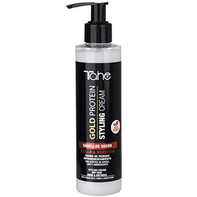Tahe Gold Protein Crema per capelli secchi, senza risciacquo, 200 ml