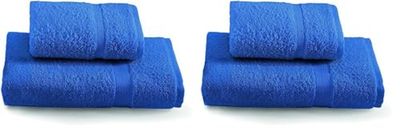 Gabel Set Asciugamani, Bluette, 100 x 60 cm (Confezione da 2)