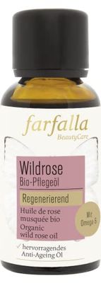 farfalla Wildrose, olio per la cura biologica, idratante, 100% cosmetico naturale certificato, 30 ml