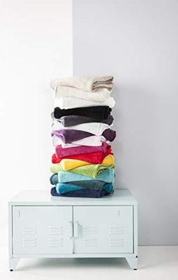 TODAY 220 x 240 cm Polyester Gun Barrel Grey Soft Blanket, polyester, fuchsia, 220x240 cm
