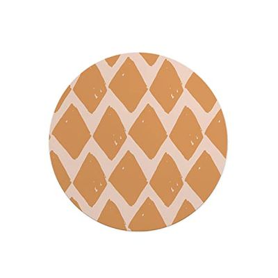 Questo Casa, Ronde digitaal bedrukte muismat, antislip onderkant, voor kantoor en thuis, diameter: 22 cm