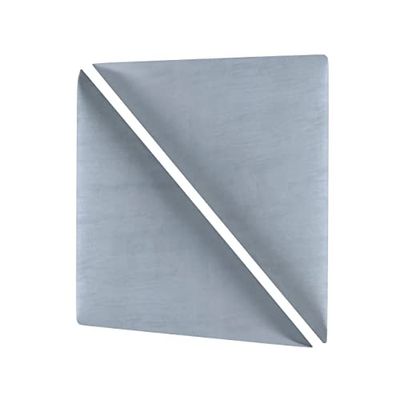 mollis homelike interiors Piastra Imbottita Triangolare, Schiuma, Azzurro, 30 x 30 cm, Dreieckig