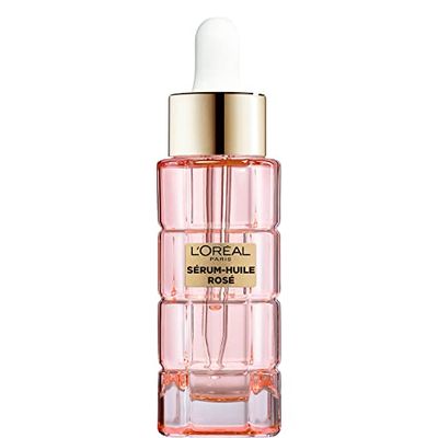 L'Oréal Paris - Siero Olio Rosato - Trattamento Viso Anti-Aging Brillante e Nutrizione Intensa - Concentrato in Cellule Native di Peonia e Calcio B3 - Per Pelle Matura - Age Perfect Golden Age - 30 ml