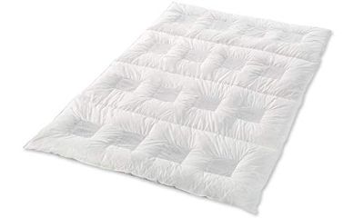 CLIMABALANCE Premium Medium Couverture en Coton Blanc 135 x 200 cm