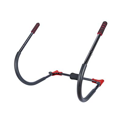 Ultrasport Trainer Addominale, Unisex-Adult, Nero/Rosso, 63x63x50 cm