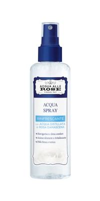 Acqua all ros, uppfriskande ansiktsspray med destillerat vatten från damasscen ros, 200 ml