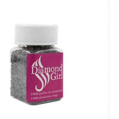 Diamond Girl Sublime Anneaux Aluminium Marron 1000 UNITÉS, Pierre, Unique, Standard