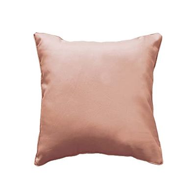DOUCEUR D'INTERIEUR Essentiel - Cojín de Color Rosa con Polvo, 40 x 40 cm