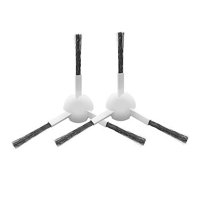 Dreame Paire de brosses latérales de remplacement pour aspirateurs Dreame L10s Ultra, L10 Ultra, L10 Prime,forme hélicoïdale pour enlever la saleté et les débris dans les coins et les bords des pièces