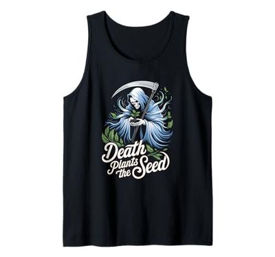 Tristo Mietitore Piante della Morte Semi Giardino Arte Death Rebirth Fans Canotta