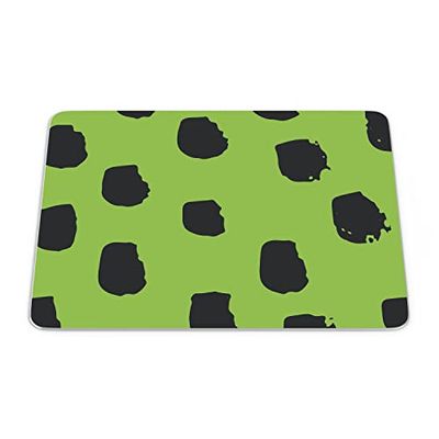 Bonamaison, Tappetino per il mouse rettangolare con stampa digitale, antiscivolo, per ufficio e casa, dimensioni: 22 x 18 cm