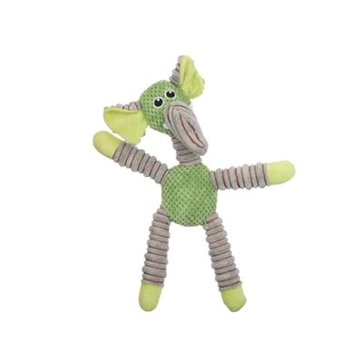 Mascow Juguete para Perros Verde Gris Elefante 32 x 40 x 18 cm Peluche con Sonido