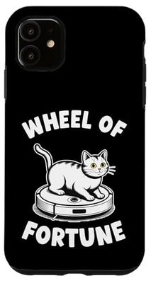 Wheel Of Fortune Cat Joke Robot Vacuum Cleaner Cat Case for iPhone 11