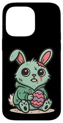 Lindo conejo zombi - espeluznante divertido Pascua Halloween Carcasa para iPhone 14 Pro Max