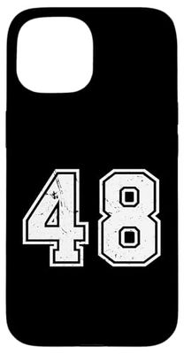 Numero 48, numerato Vintage 48° compleanno anni Custodia per iPhone 15