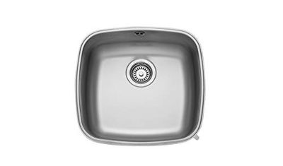 Leisure LUB42/Linear/Lavello sottopiano a vasca singola, Acciaio inossidabile