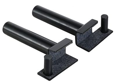 BalanceFrom Accesorios para jaula eléctrica – barra en T, soportes para placas de peso, barras de inmersión, brazos de proyector, ganchos en J, para estantes de 2 x 2 pulgadas con agujero de 1 pulgada