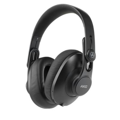 AKG - Cuffie da studio pieghevoli con retro chiuso, Nero, (K361BT)