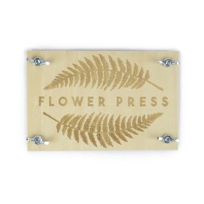 Gift Republic Kit de Presse à Fleurs DIY, Étain, Multicolore, 9,5 cm (W) x 33,6 cm (L) x 5,08 cm (H)