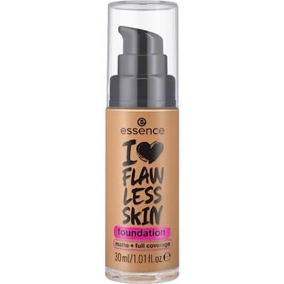 Essence Cosmetics Base I LOVE FLAWLESS SKIN, de larga duración, matificante, resultado inmediato, mate, 30 ml