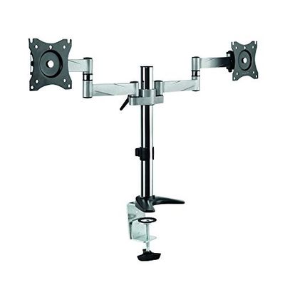LogiLink BP0077 flat panel bureau steun 68,6 cm (27") Doorvoer Zwart, Roestvrijstaal