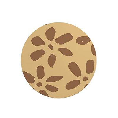 Questo Casa, Round Digital Printed Mouse Pad, Non-Slip Base, for Office and Home, Diameter:22cm