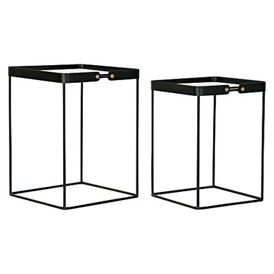 DKD Home Decor Set di 2 tavolini, standard
