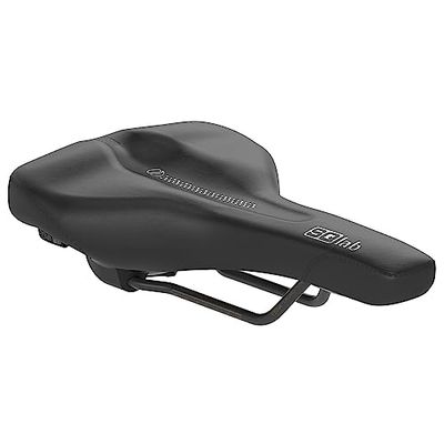 SQ LAB 602 Ergolux Active 2.0, Sella di Bicicletta Trekking & Città Unisex-Adult, Nero, 16 cm
