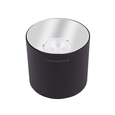 Blaupunkt Faretto a LED 10 W, 1000 lm, illuminazione di design, angolo di illuminazione 60°, senza sfarfallio, luce bianca calda, facile da montare, nero