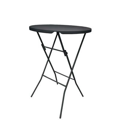 WERKA PRO Mesa Alta Ø80cm Gris