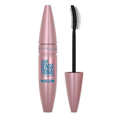 Maybelline Mascara, Lash Sensational Volumizing and Thickening Waterproof Mascara, Black
