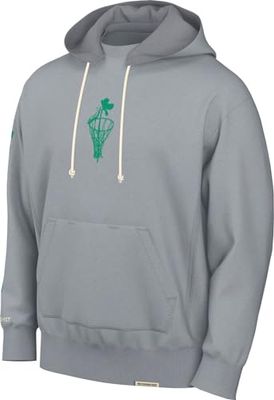 Nike Herr Top M Nk Df Std ISS Po Hoodie Ssnl, Wolf Grey/Stadium Green, FN2702-012, M